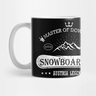 Snowboarding Austria Legends Downhill Mug